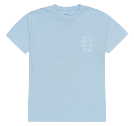 Anti Social Social Club Partly Cloudy Tee Blue