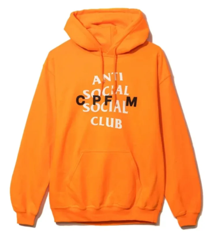 Anti Social Social Club x CPFM Hoodie Orange