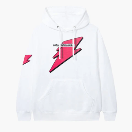 Anti Social Social Club Careless Pink Bolt Hoodie