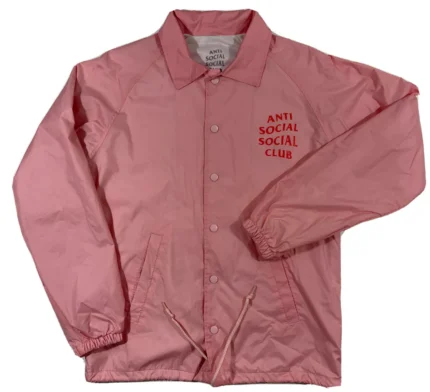 Anti Social Social Club Pink Coach Jacket