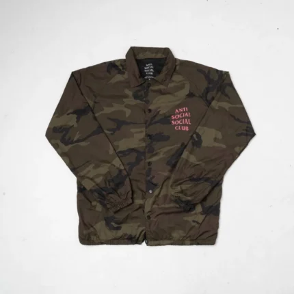 Anti Social Social Club Blair Witch Camo Coach Jacket