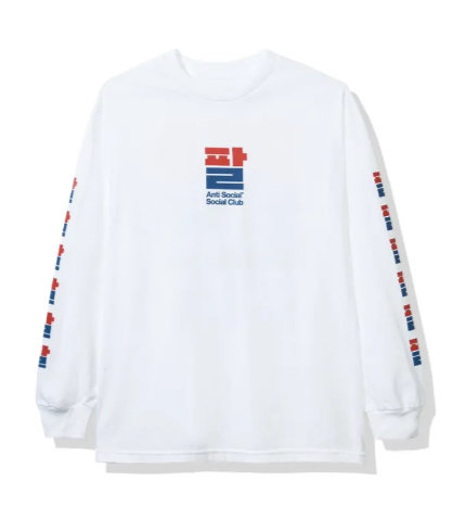 Anti Social Social Club Sesame Oil Long Sleeve Tee – White