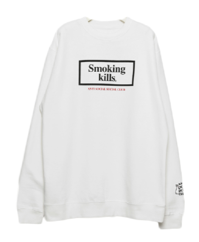 Anti Social Social Club x FR2 Crewneck – White